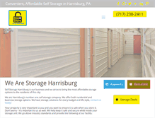 Tablet Screenshot of myharrisburgstorage.com